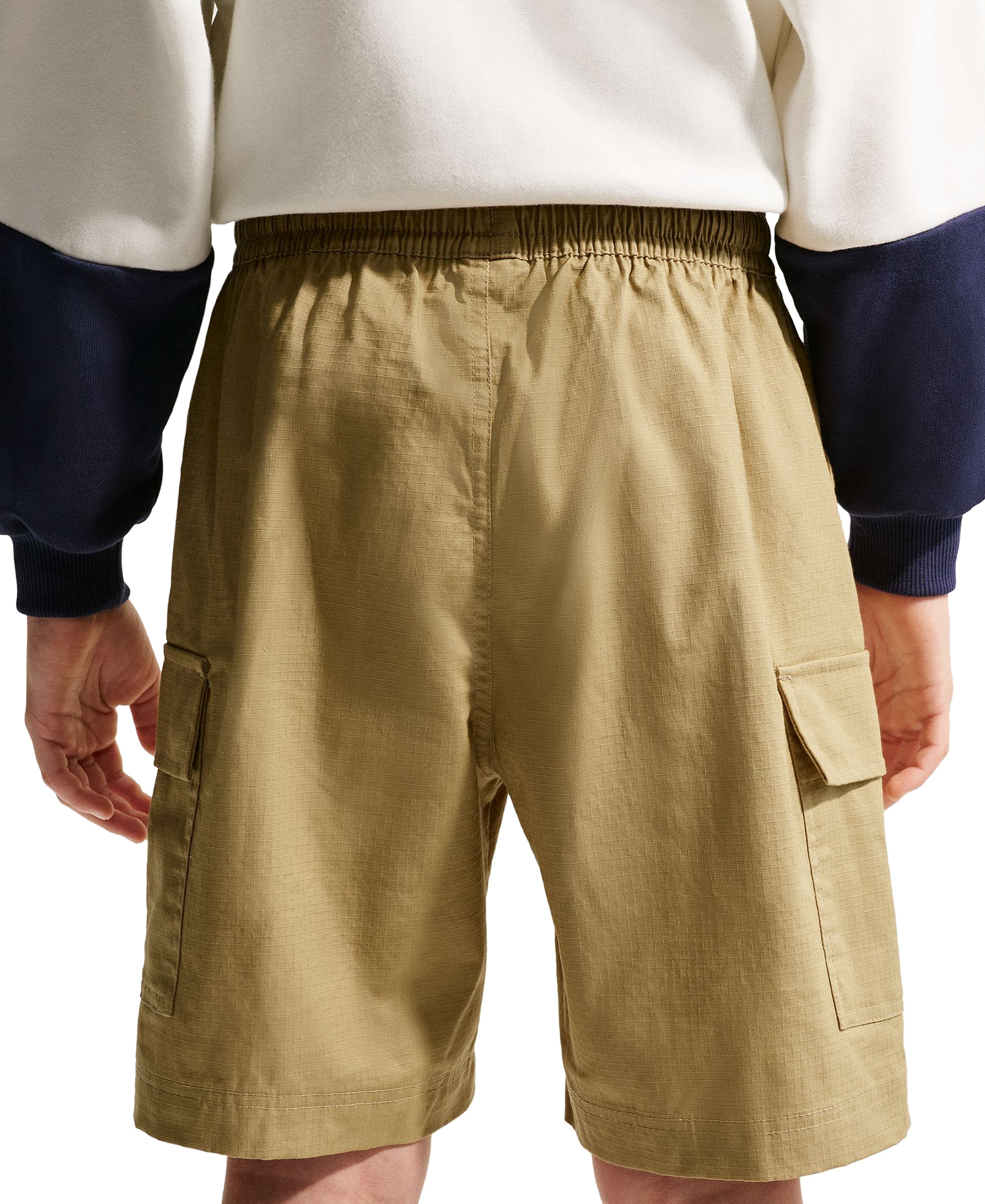 Nike Boys' 8-20 Sportswear Club Woven Cargo Shorts - Parachute Beige/White