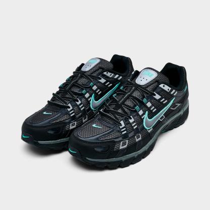 Men's Nike P-6000 Casual Shoes - Black/Hyper Turquoise/Cool Grey/Metallic Cool Grey (IR1477-010)