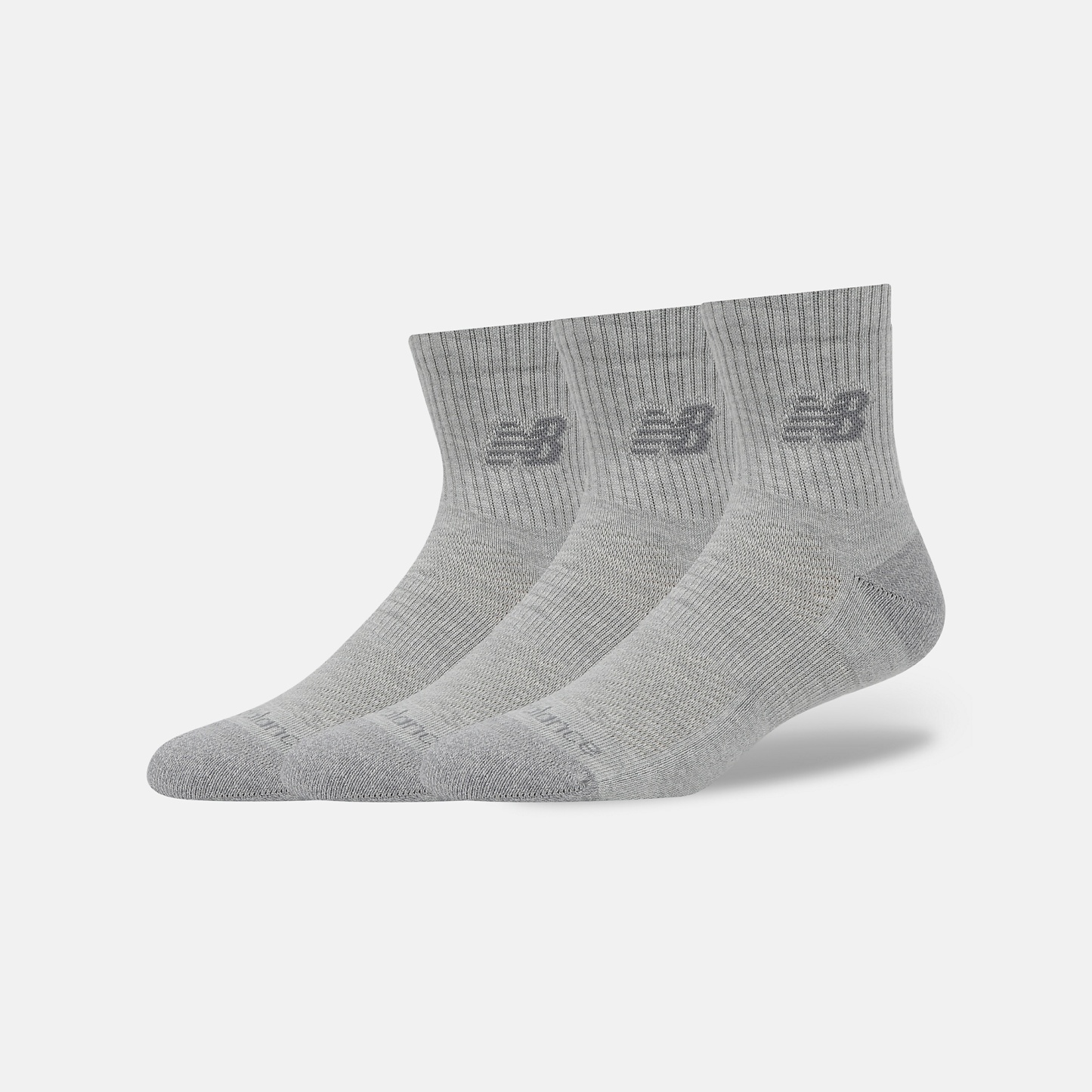 New Balance Active QTR Socks 3 Pack, LAS35204AGT