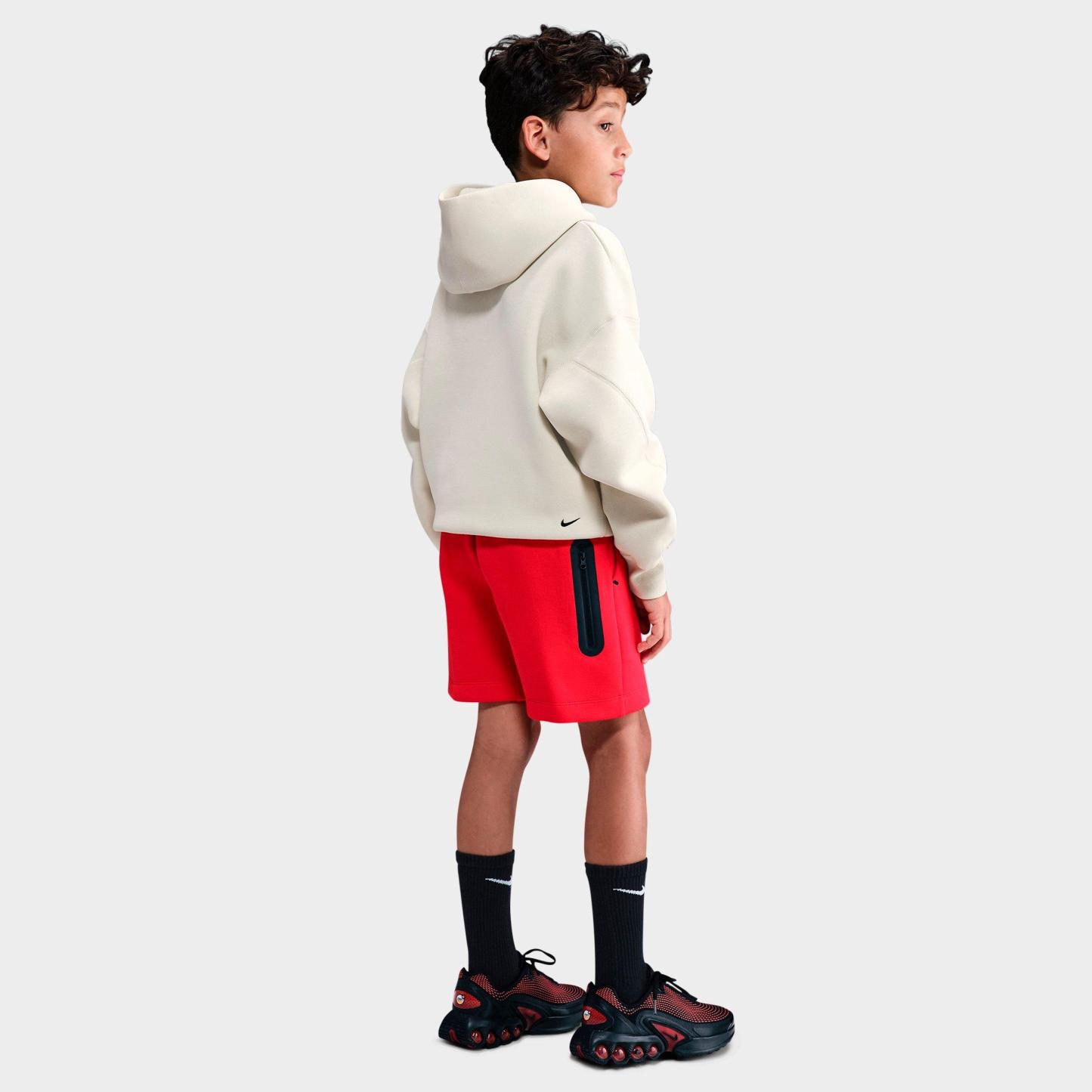 Boys' Big Kids' Nithtke Sportswear Tech Fleece Shorts - University Red/Black