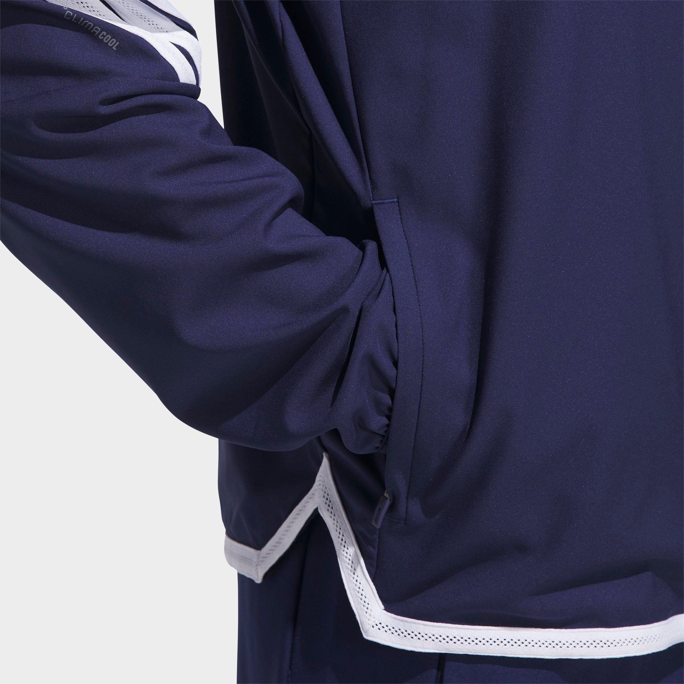 Men's adidas Crazy Lite Full-Zip Basketball Jacket - Team Navy Blue