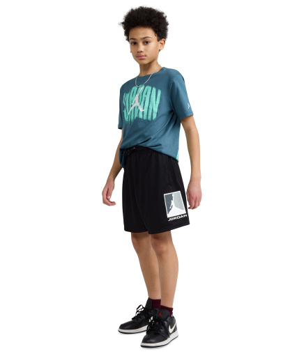 Jordan Boys' 8-20 Pull-On Mesh Shorts - Black