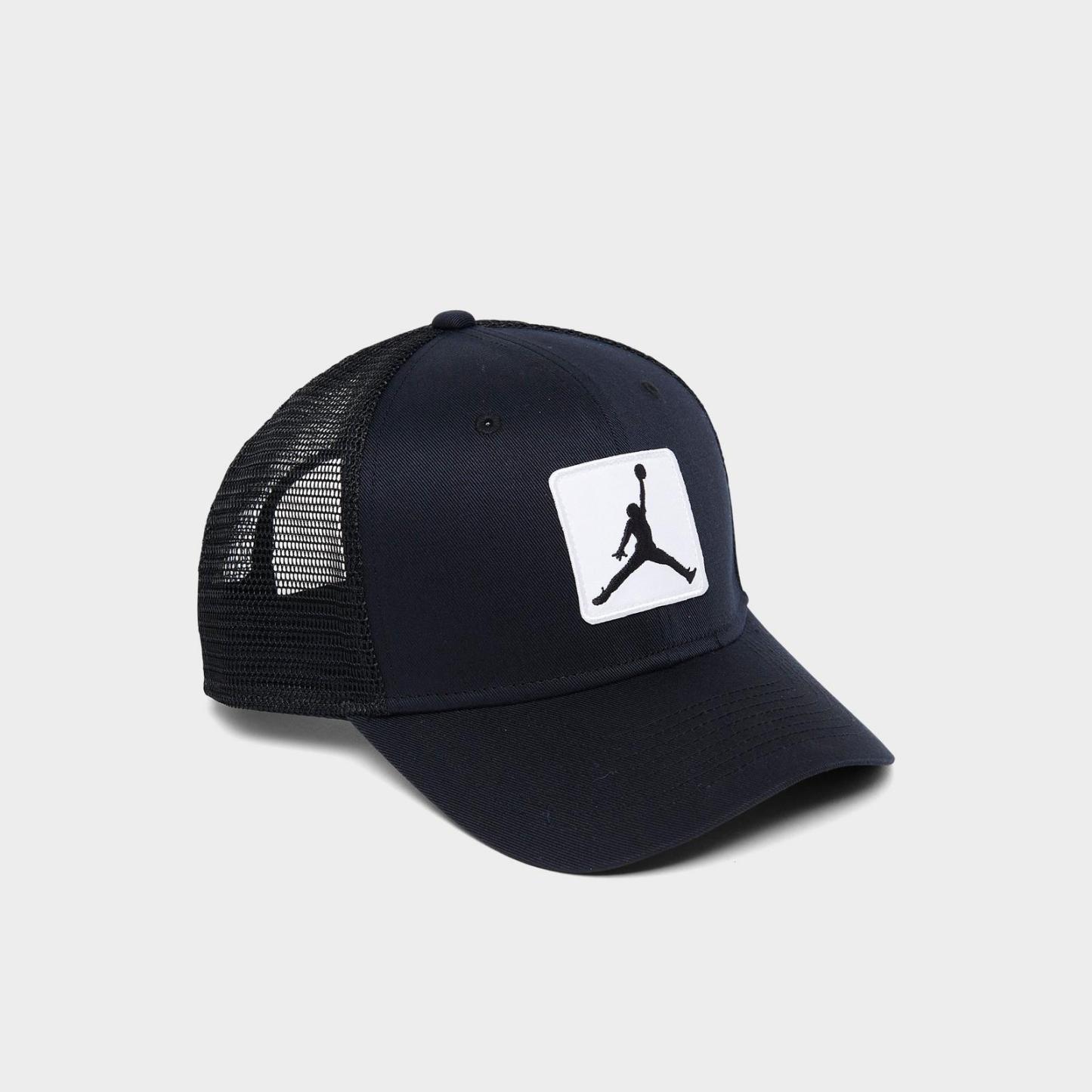 Jordan Rise Trucker Hat - Black/White - view 3