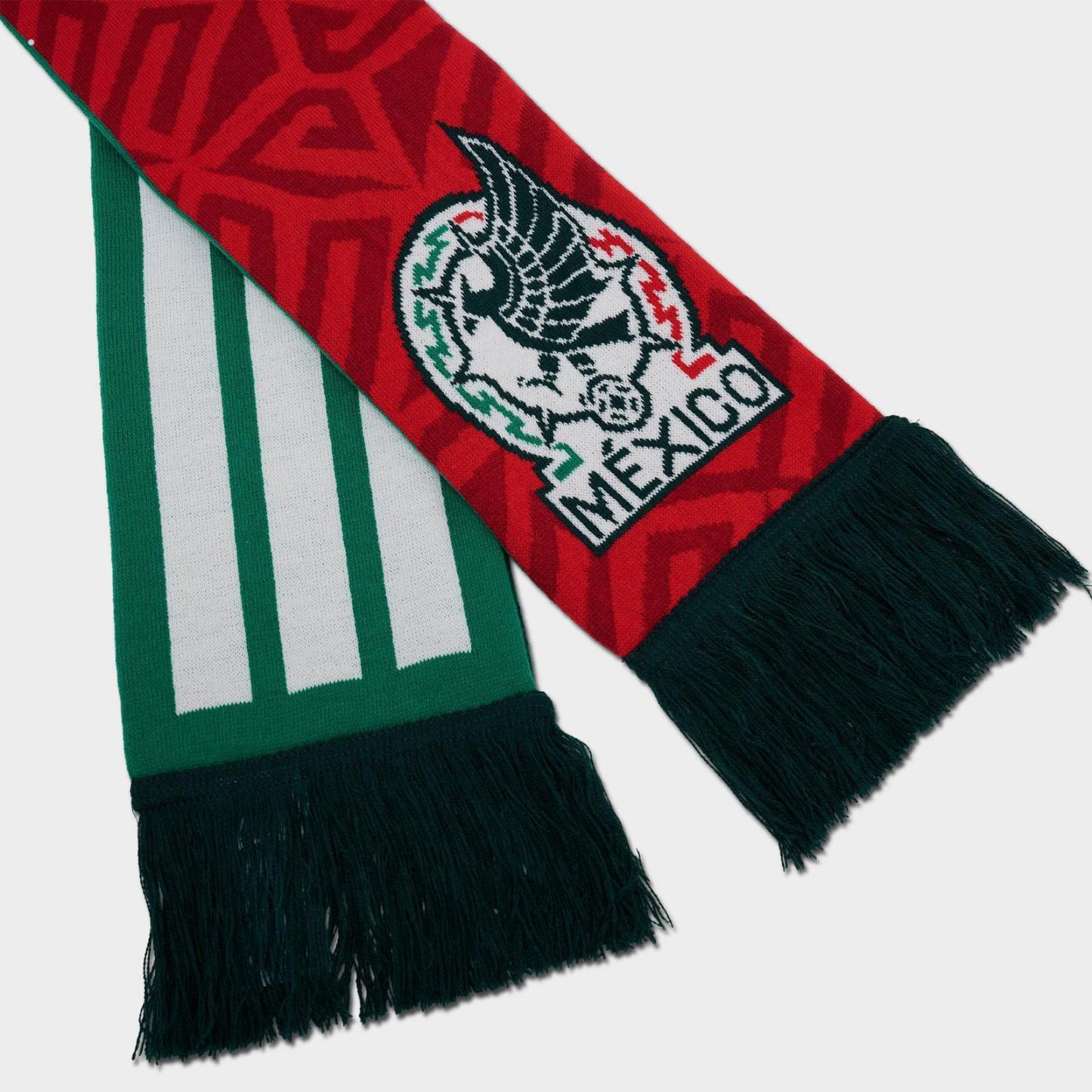 adidas FMF Mexico Scarf - Bold Green/Aurora Ivy - view 7