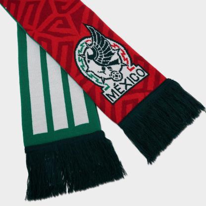 adidas FMF Mexico Scarf - Bold Green/Aurora Ivy - view 7