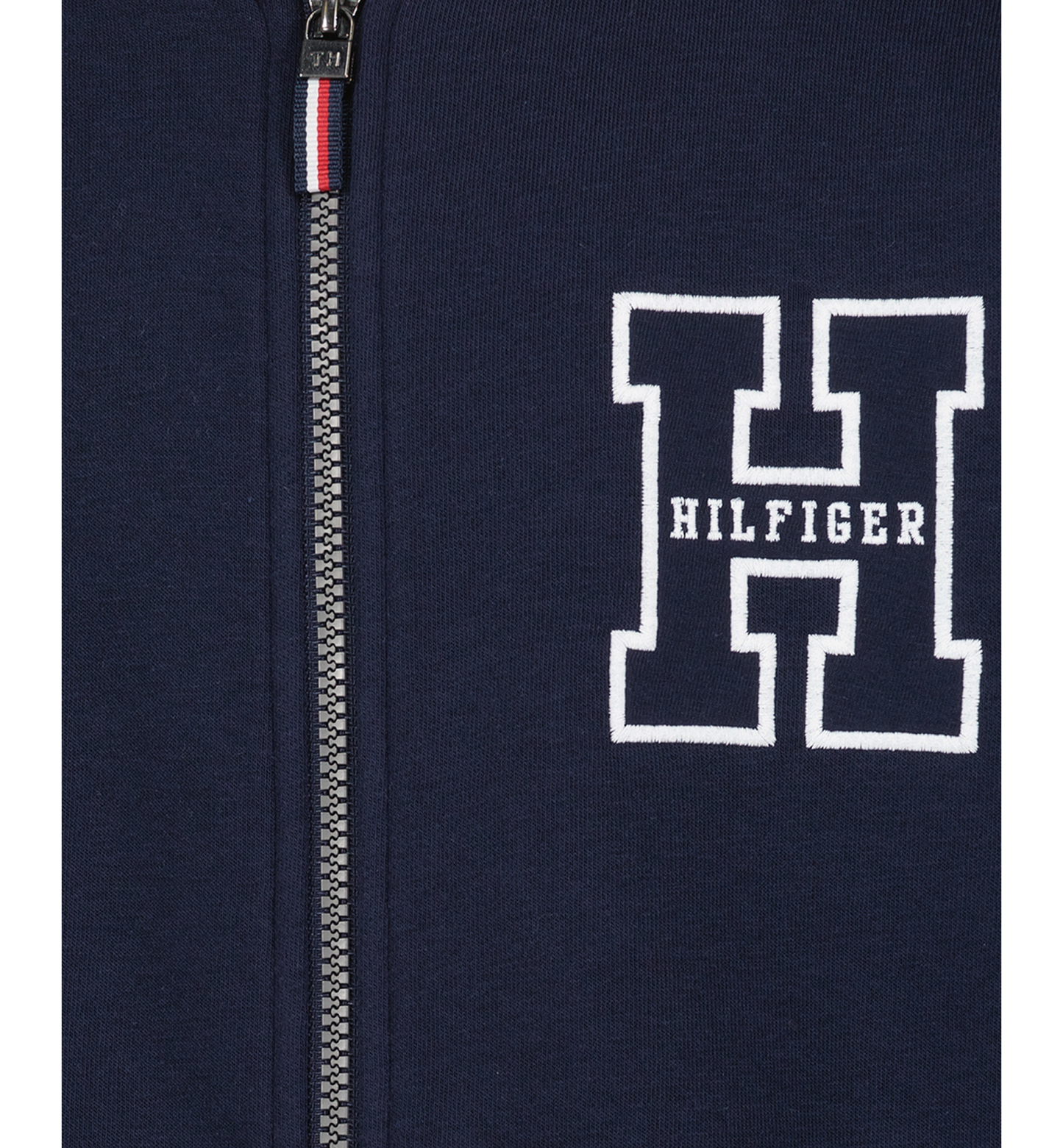 Tommy Hilfiger Boys' 2T-7 Collegiate Varsity Zip-Front Jacket - Navy Blazer
