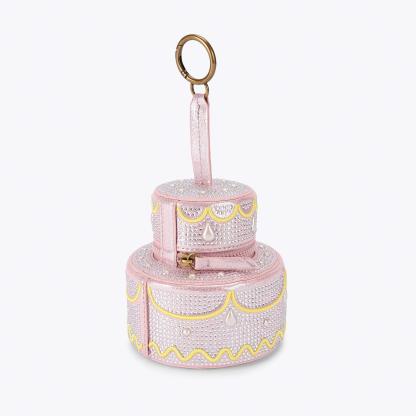 Kurt Geiger London Mini Cake Charm - Pink - view 3