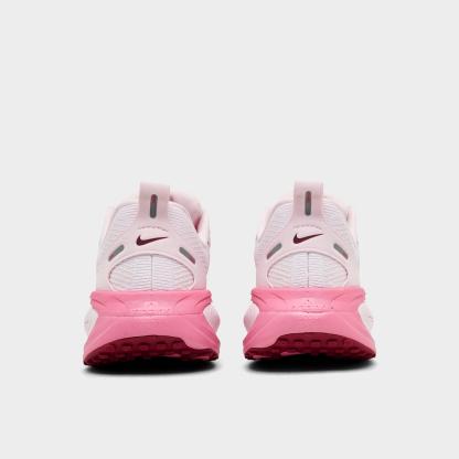 Women's Nithtke Vomero 18 Running Shoes - Part 2 - White/Pearl Pink/Team Red/Peony - Back view