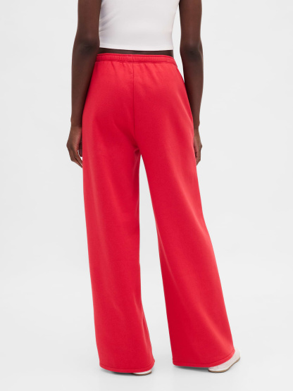 VintageSoft Baggy Sweatpants - Modern red