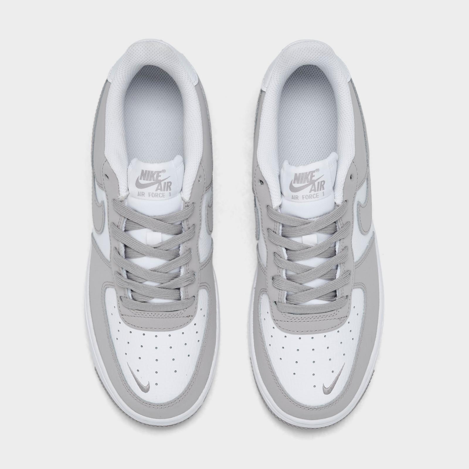 Big Kids' Nike Air Force 1 Low Casual Shoes - College Grey/College Grey/White