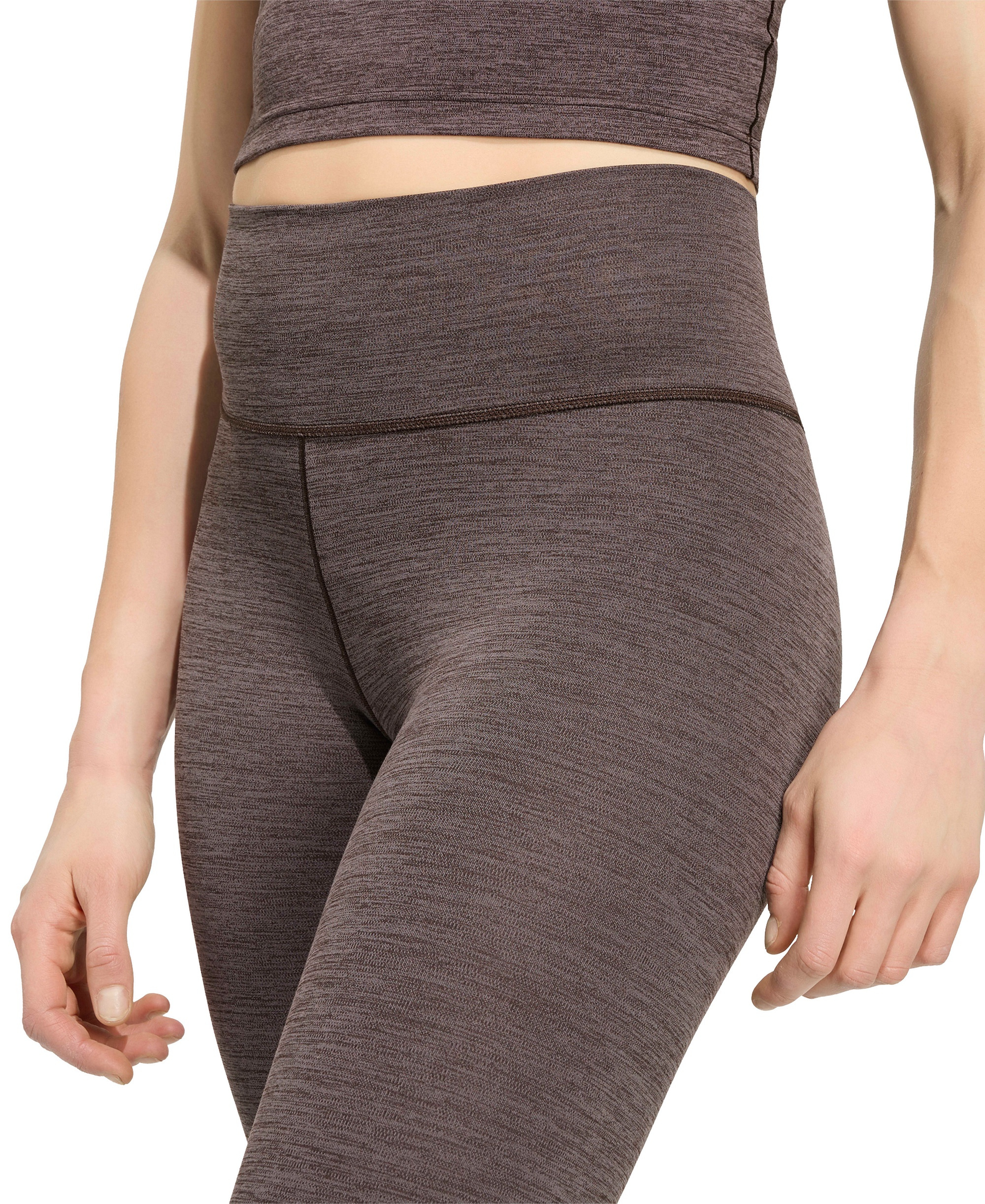 adidas Women's All Me High-Waist Pull-On 7/8 Leggings - Aurora Coffee