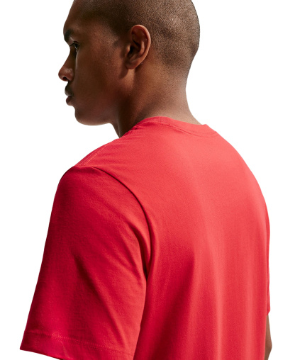 Nike Men's Swoosh Logo Crewneck T-Shirt - University Red