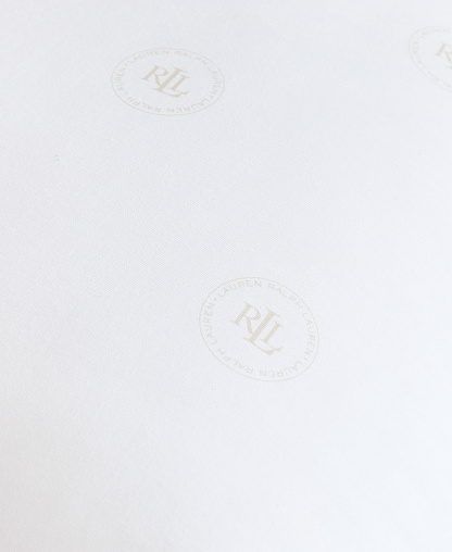 Lauren Ralph Lauren Dalton Logo 2-Pack Pillows, Standard/Queen - White