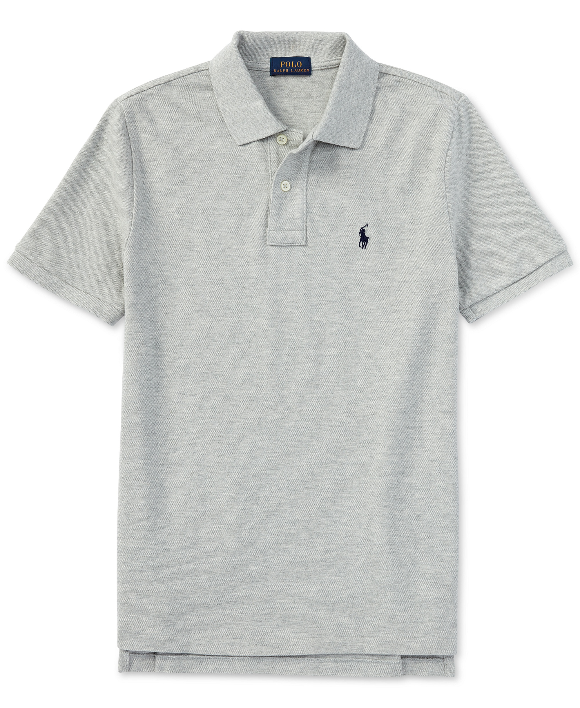 Polo Ralph Lauren 8-20 Boys' Cotton Mesh Logo Polo Shirt - New Grey Heather