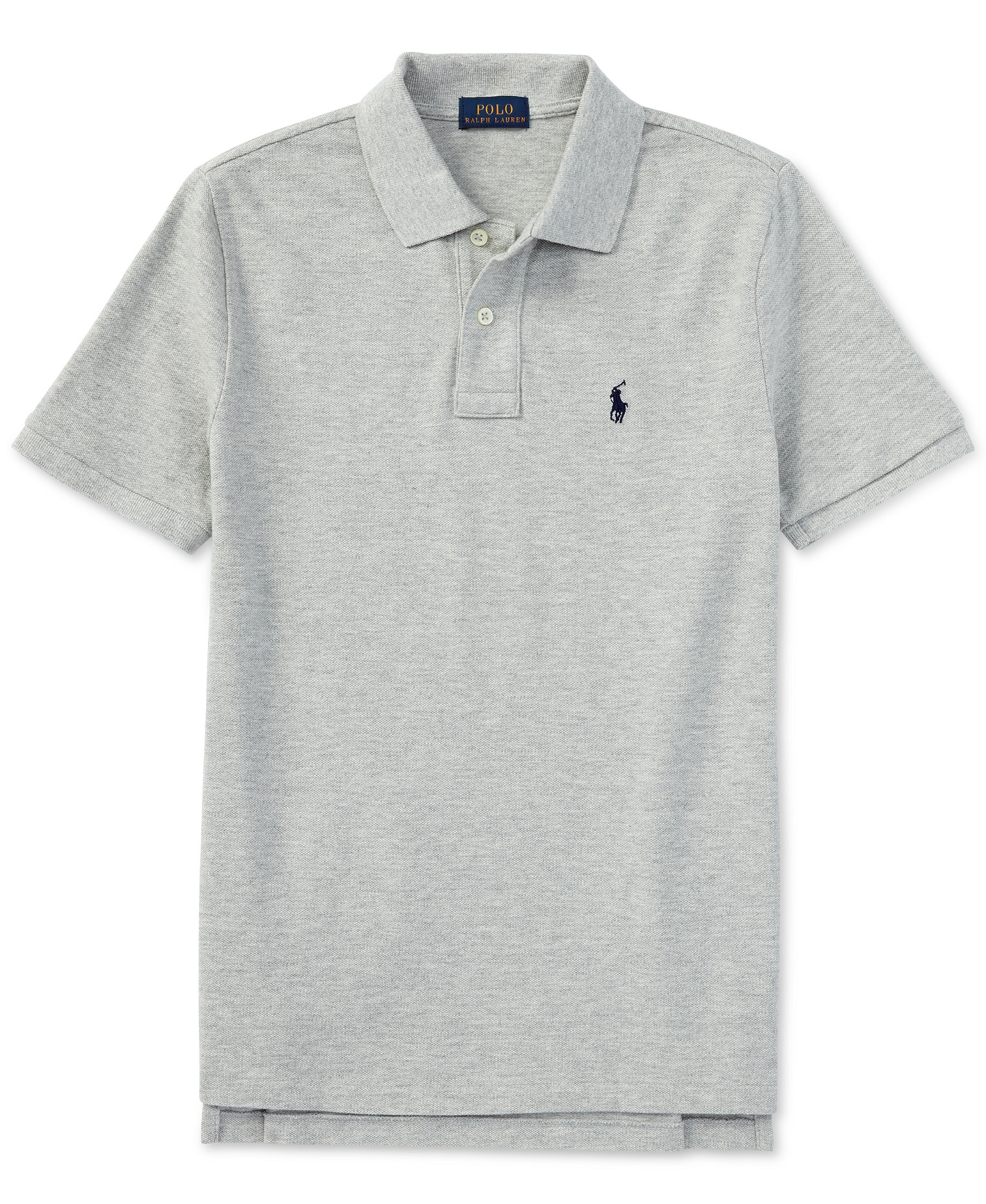 Polo Ralph Lauren 8-20 Boys' Cotton Mesh Logo Polo Shirt - New Grey Heather