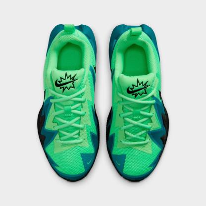 Big Kids' Nithtke S.T. Dynamite Basketball Shoes - Illusion Green/Bright Spruce/Energy/Black - Top view