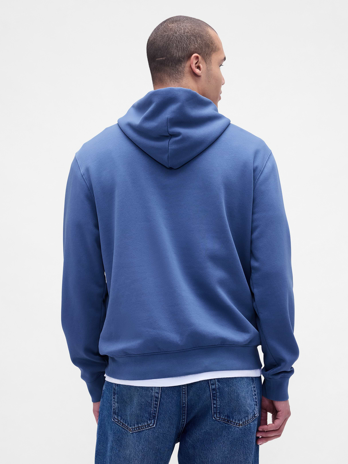 Adult VintageSoft Arch Logo Hoodie - cornflower