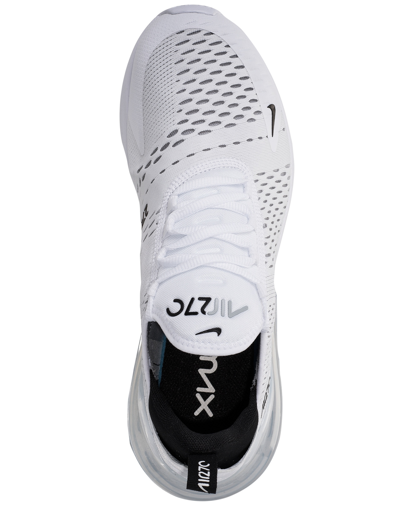 Nike Men's Air Max 270 Casual Sneakers from Finish Line - White, Black