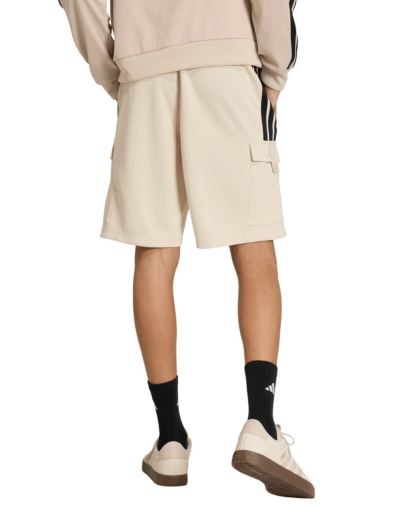 adidas Men's House Tiro Cargo Shorts - Crystal Linen / Black