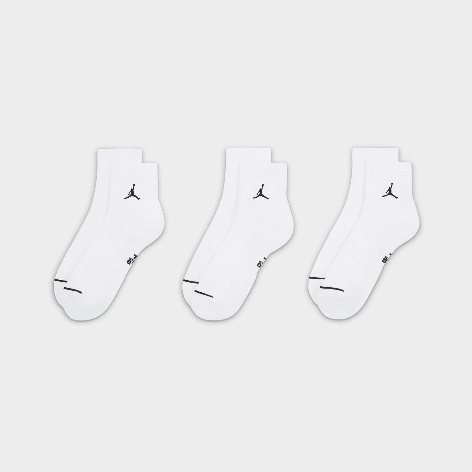 Jordan Everyday Ankle Socks (3-Pack) - White - view 3