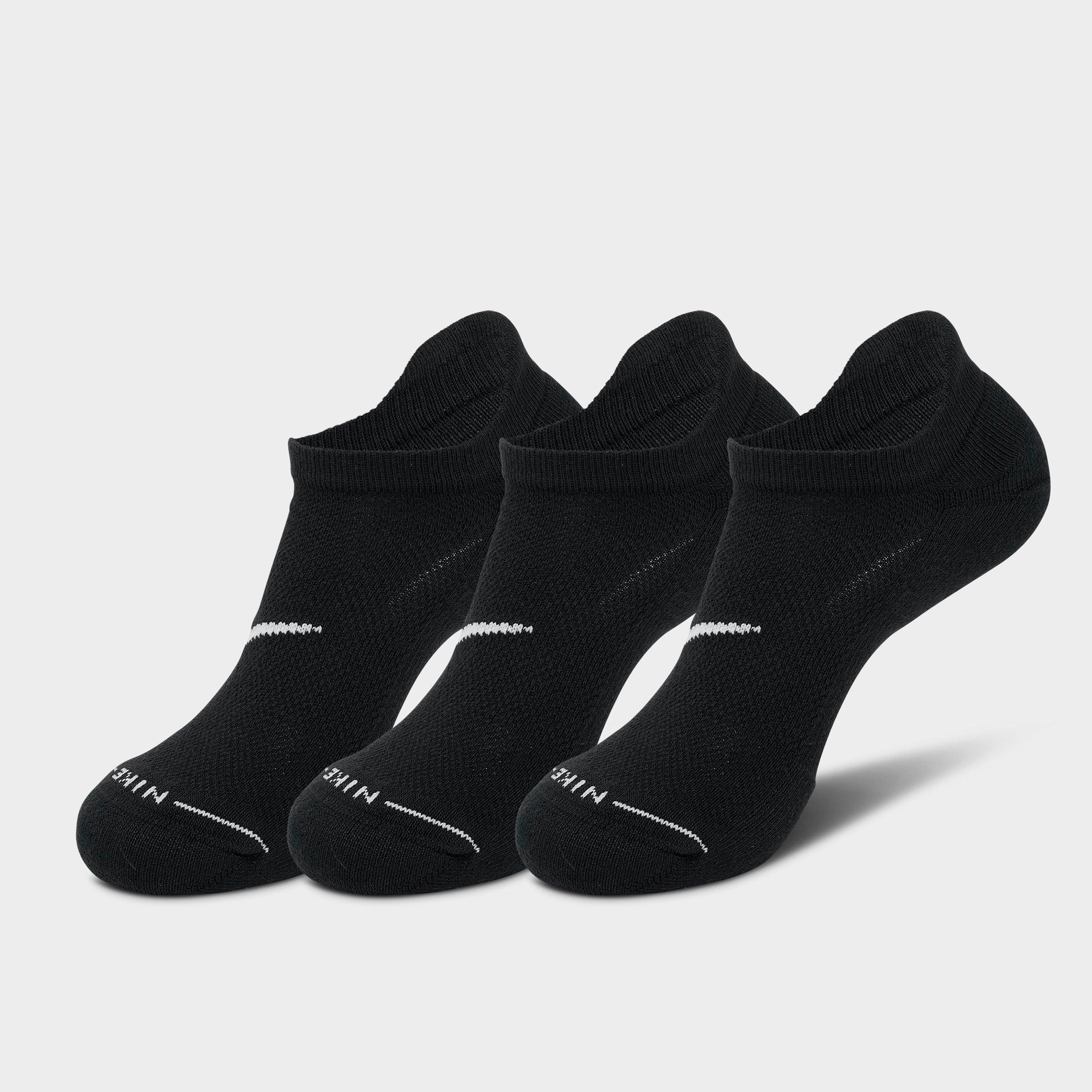 Nithtke Everyday Elevated No-Show Socks (6-Pack) - Black/White