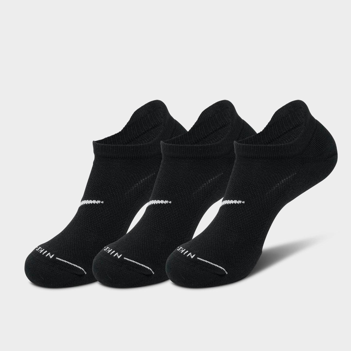 Nithtke Everyday Elevated No-Show Socks (6-Pack) - Black/White