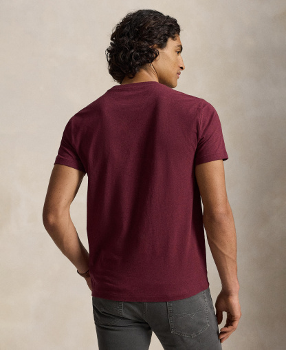 Polo Ralph Lauren Men's Embroidered Pony Classic-Fit T-Shirt - Spring Wine Heather
