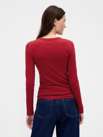 Modern Crewneck T-Shirt - Sled red