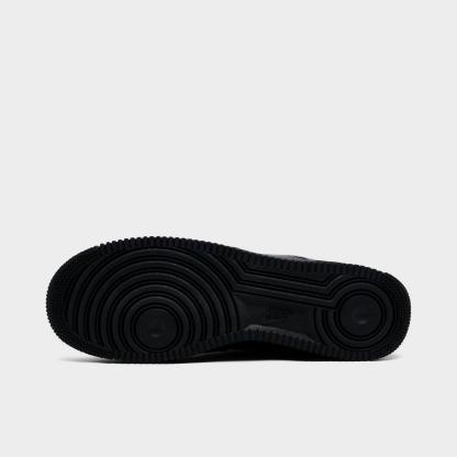 Men's Nike Air Force 1 '07 LV8 Casual Shoes - Black/Black/Black/Wolf Grey