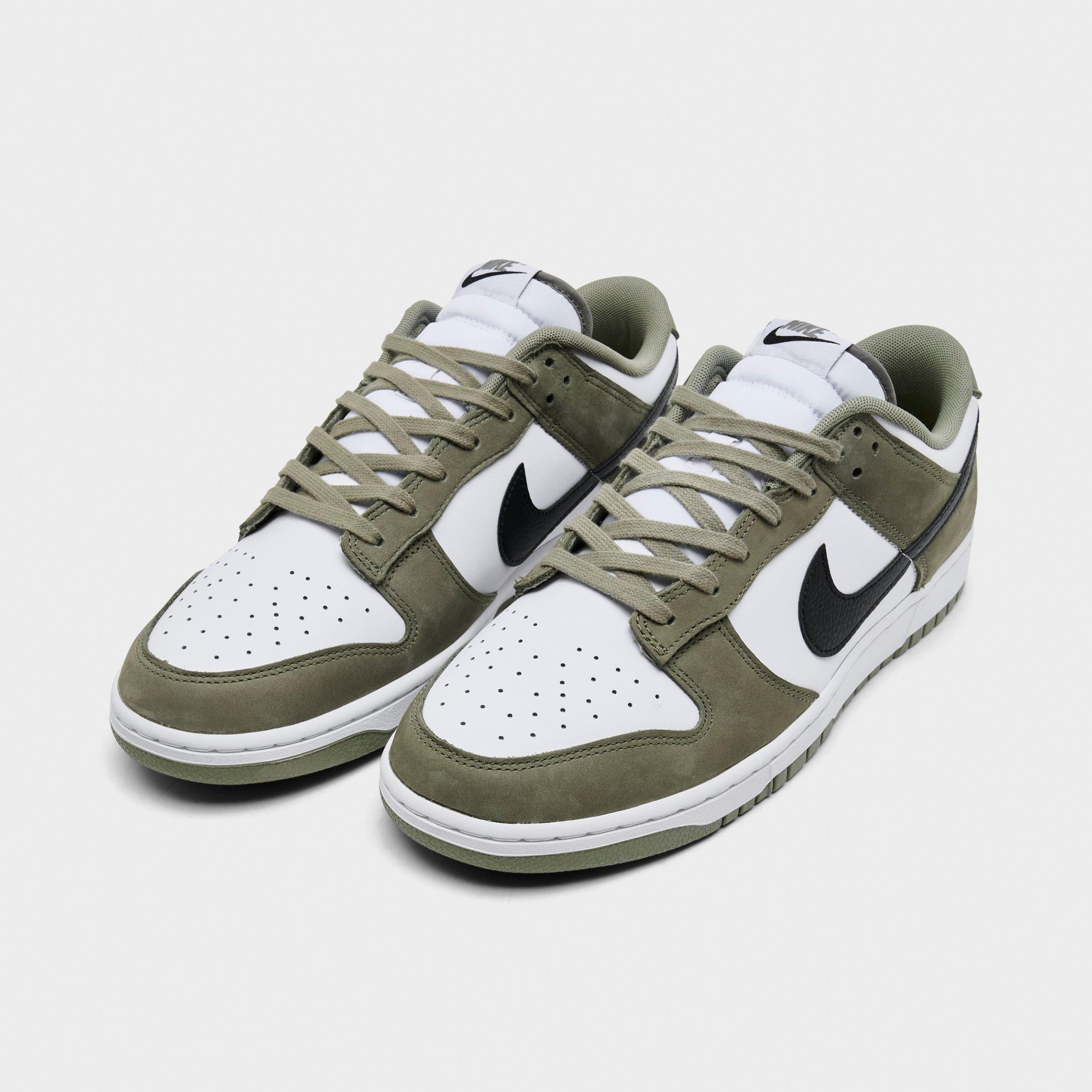 Men's Nithtke Dunk Low Retro Casual Shoes - Part 4 - Light Army/Black/White - Both shoes facing left