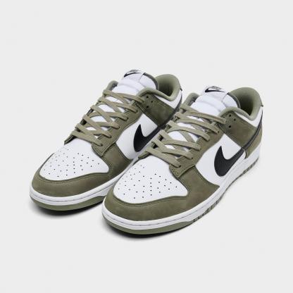 Men's Nithtke Dunk Low Retro Casual Shoes - Part 4 - Light Army/Black/White - Both shoes facing left