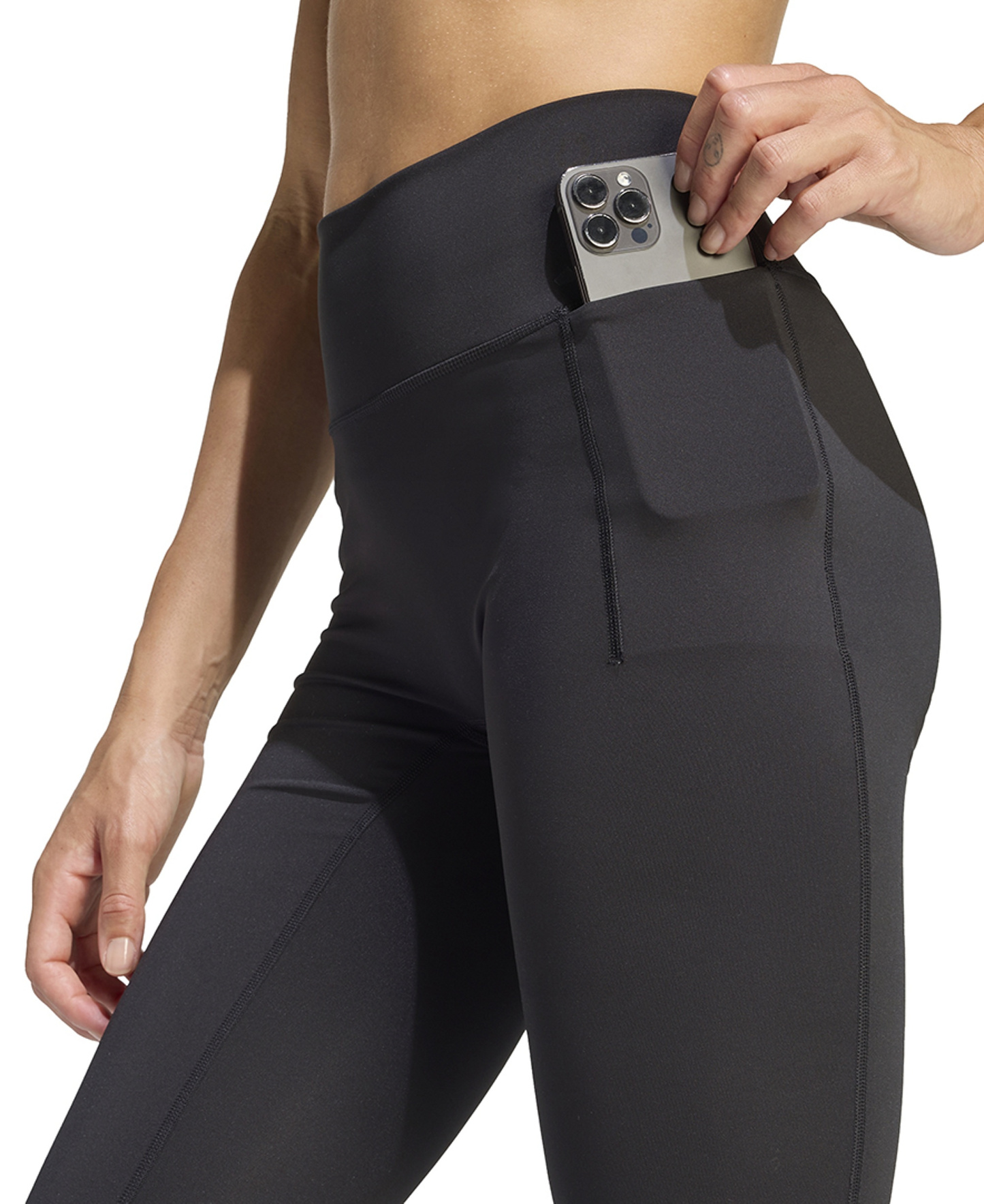 adidas Women's Optime Workout Training Leggings - Black