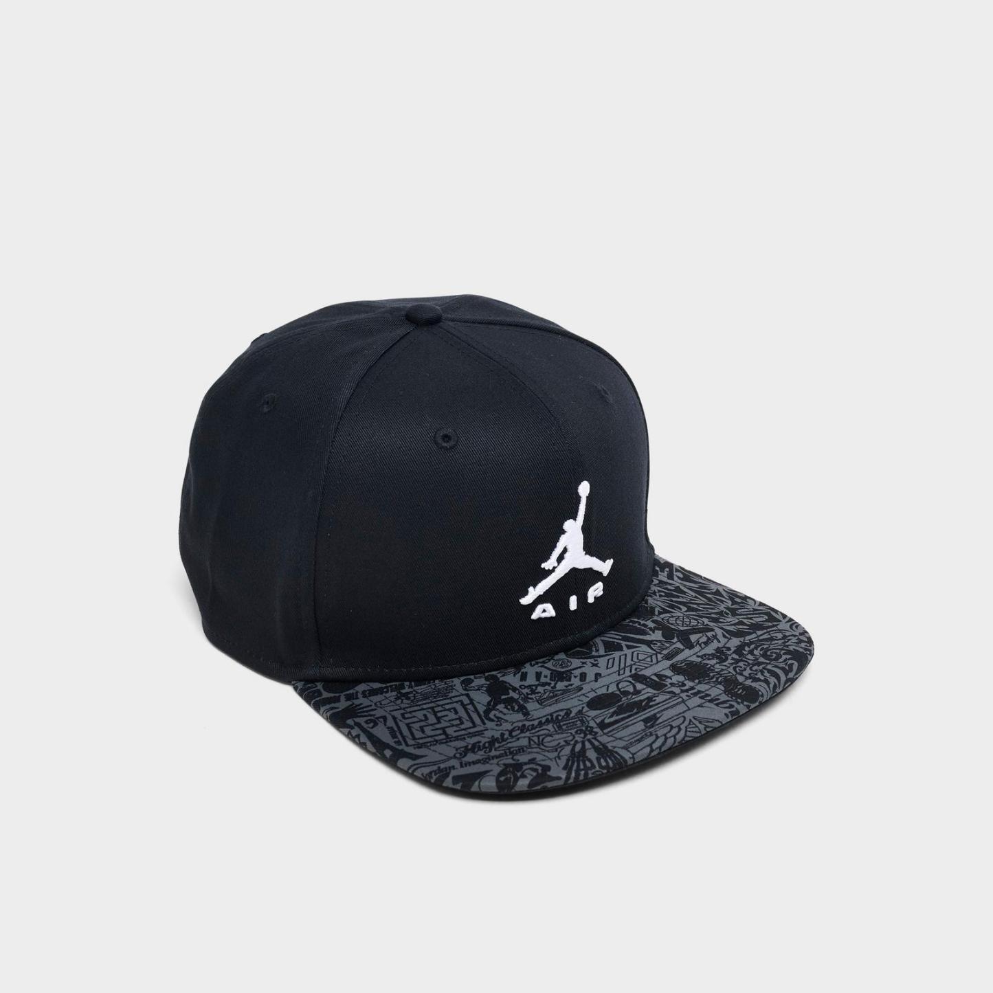 Jordan Pro Structured Laser Snapback Hat - Black/Anthracite - view 2