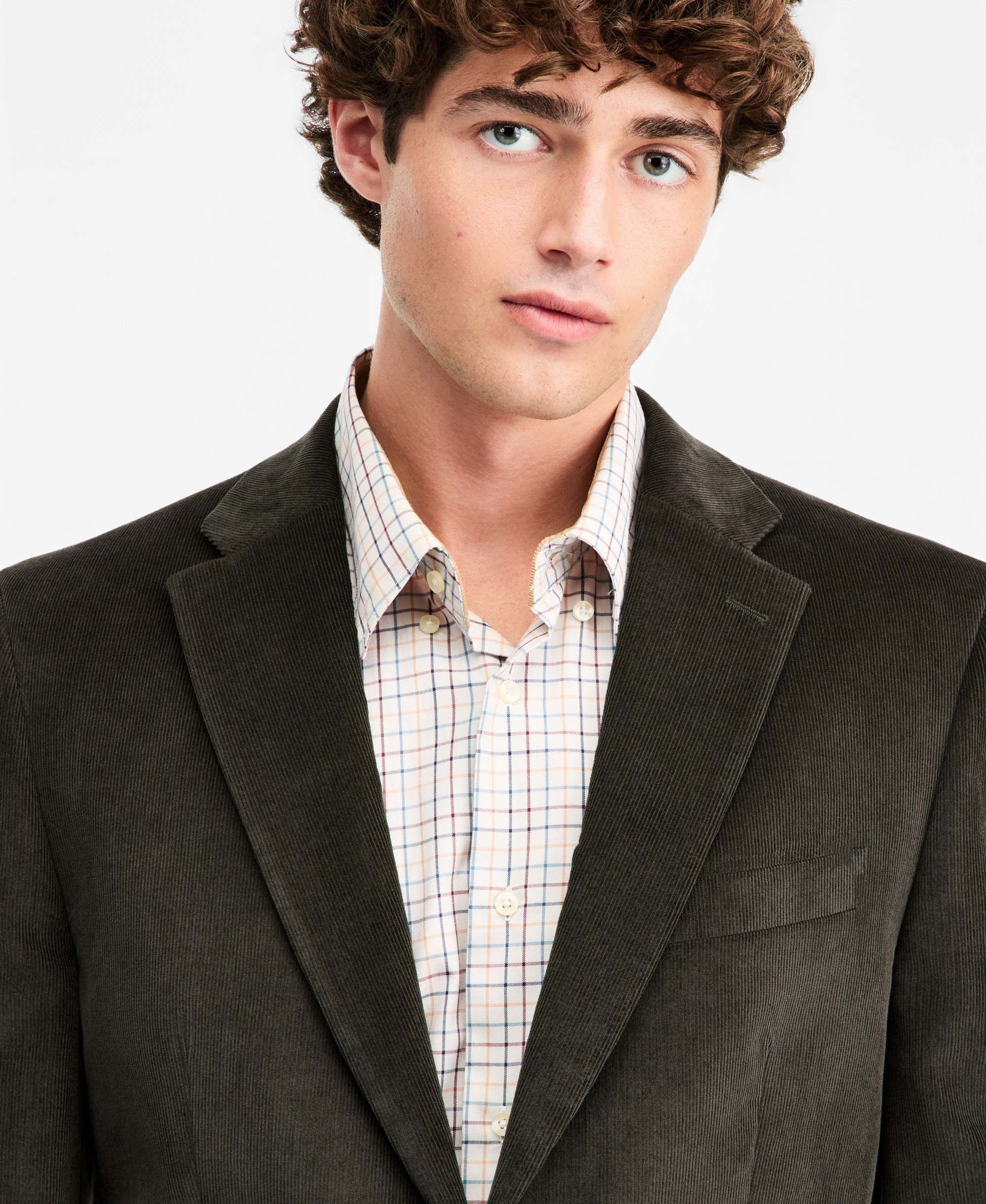 Tommy Hilfiger Men's Modern-Fit Corduroy Sport Coat - Olive