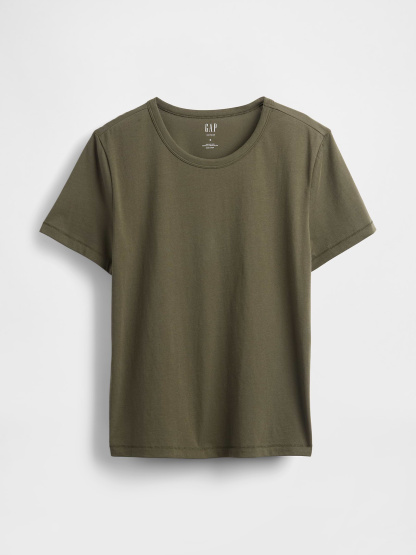 Organic Cotton VintageSoft T-Shirt - Black moss green