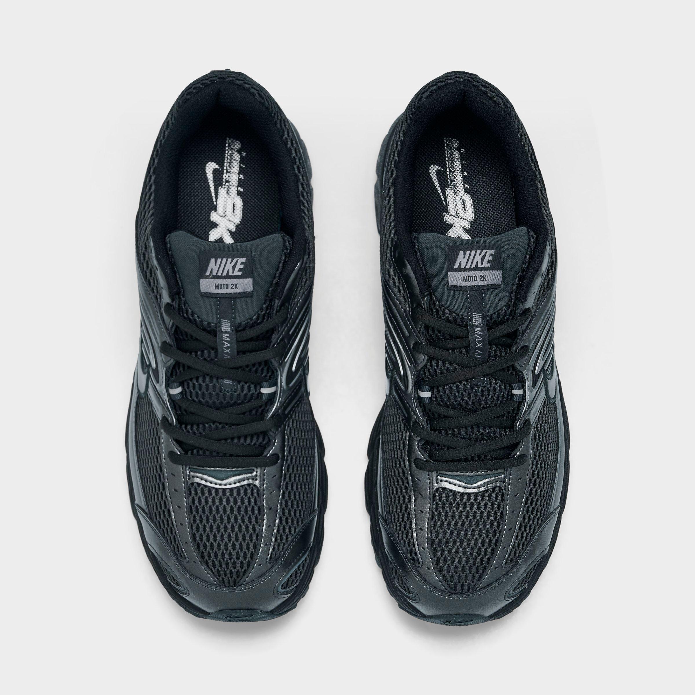 Men's Nithtke Air Max Moto 2K Casual Shoes - Black/Metallic Dark Grey/Dark Smoke Grey - Top view