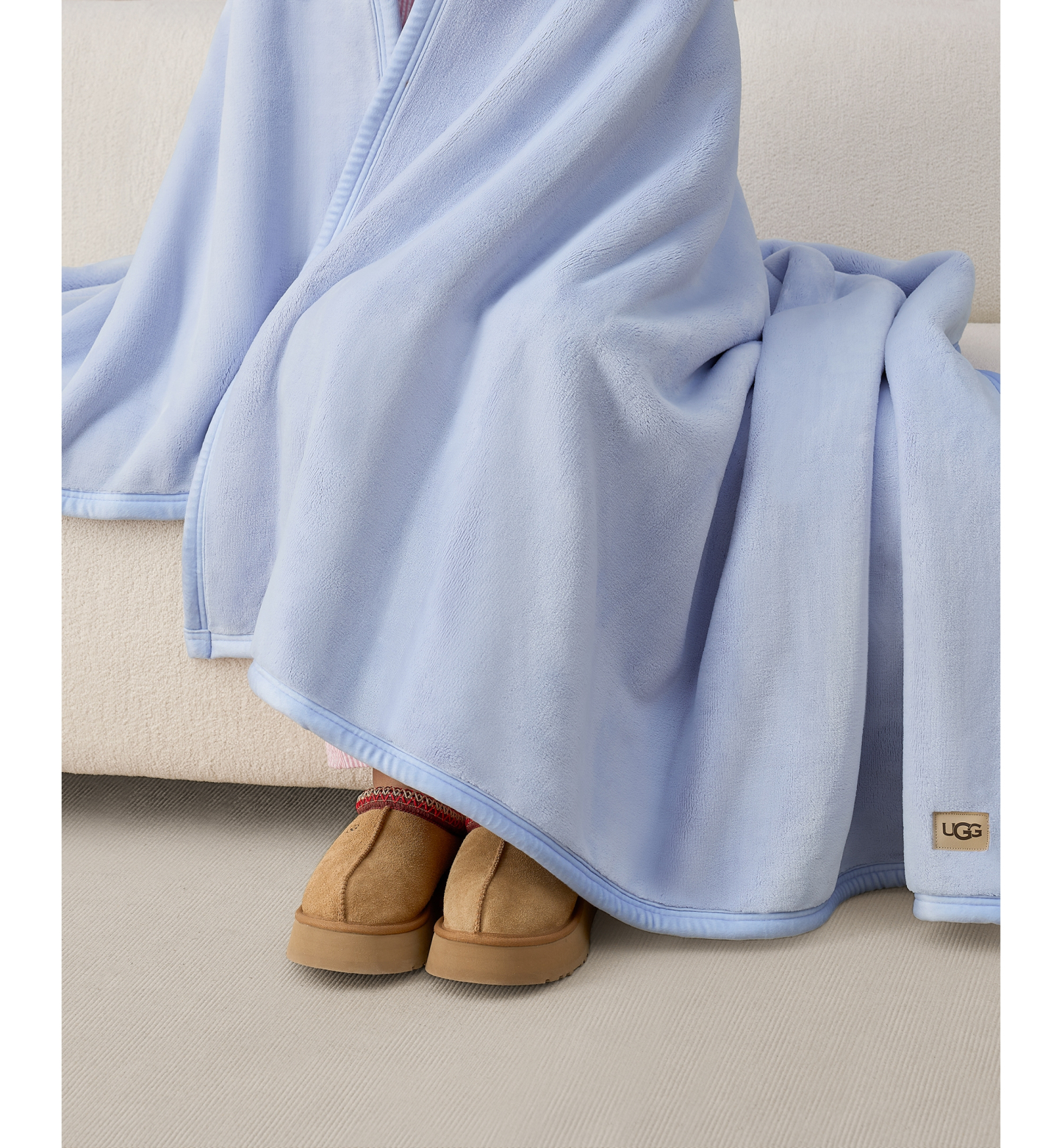 UGG® Coco Soft Throw, 50" x 70" - Misty Wisteria