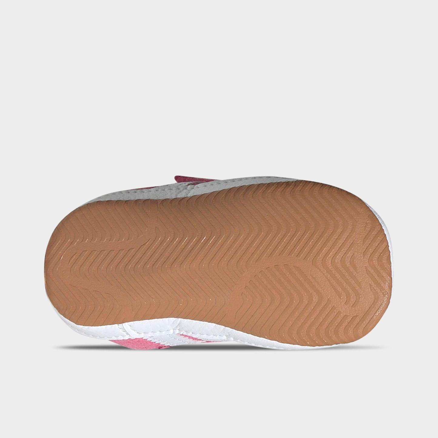 Infant adidas Originals Campus 00s Stretch Lace Comfort Closure Crib Shoes - Bliss Pink/White/Gum - Bottom view