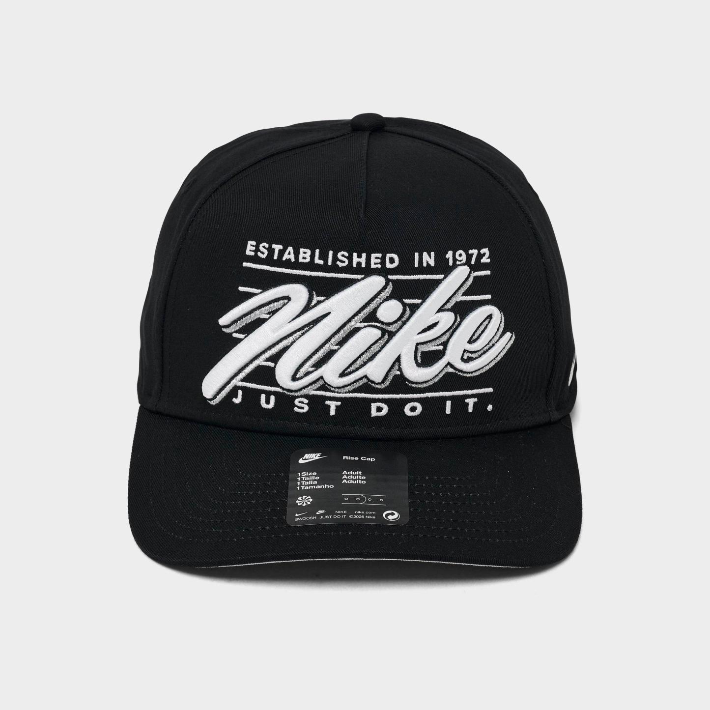Nithtke Rise Structured A-Frame Snapback Hat - Black/Anthracite (IQ1437-010)