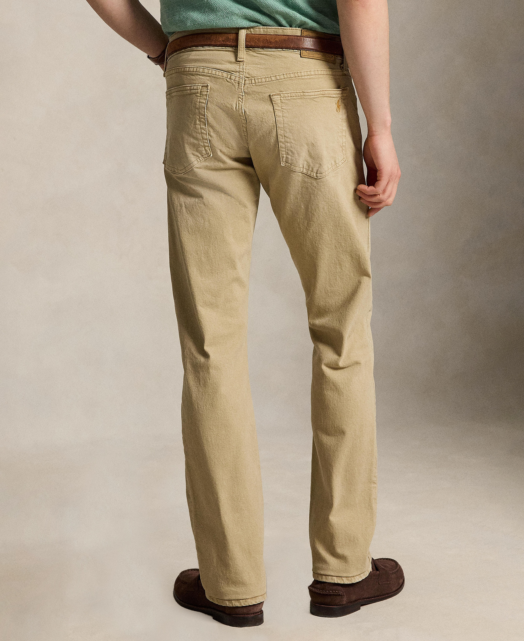 Polo Ralph Lauren Men's Varick Slim Straight Stretch Jeans - Khaki Hill