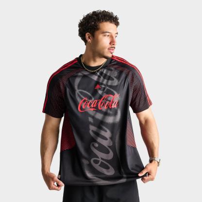 Men's adidas x Coca-Cola Teamgeist Soccer Jersey - Black - view 1