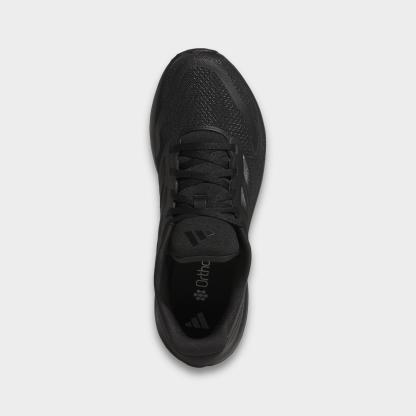 Men's adidas Runfalcon 5 Running Shoes (Wide Width) - Black/Black/White - view 5