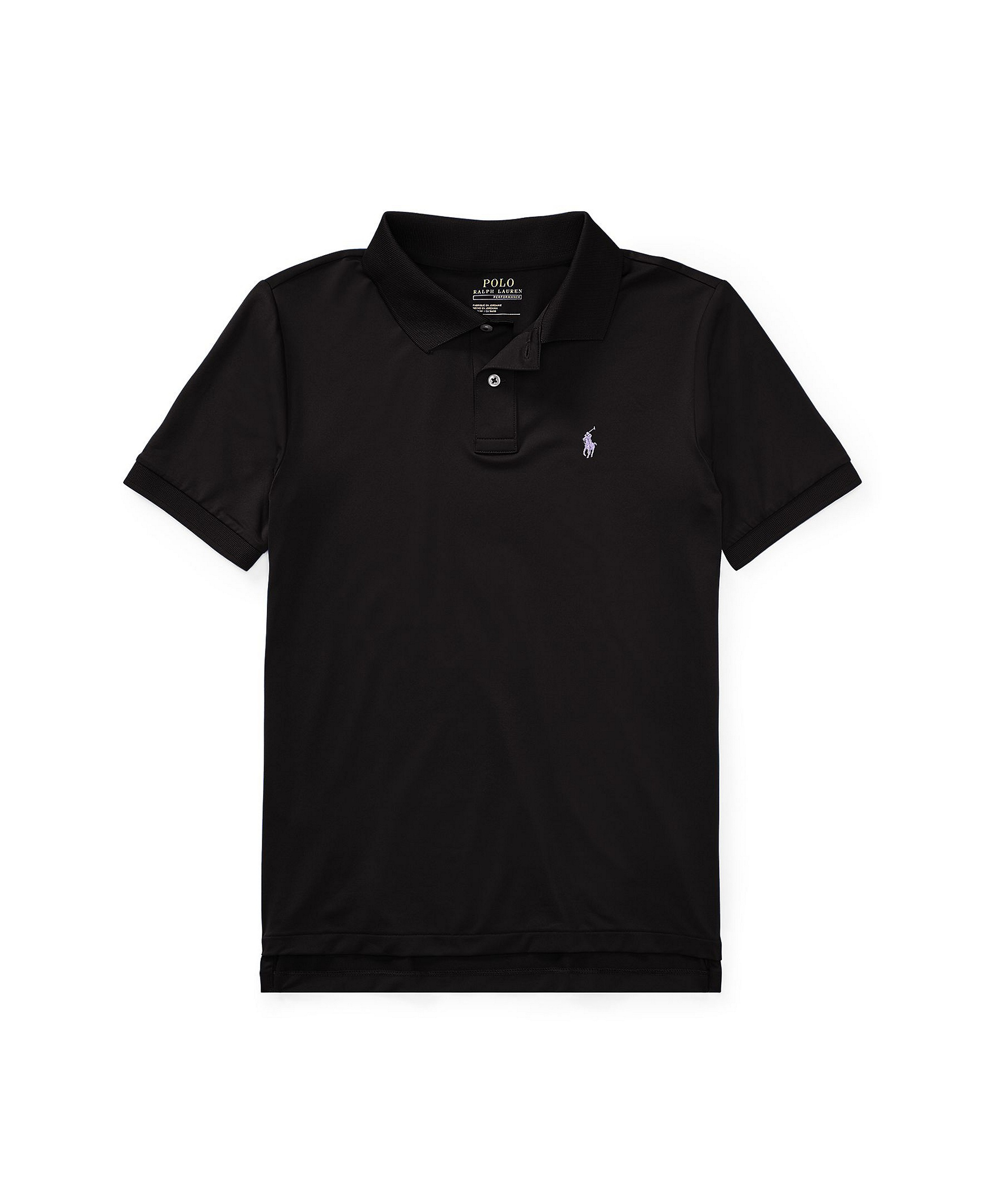 Polo Ralph Lauren Boys' 8-20 Performance Jersey Polo Shirt - Polo Black