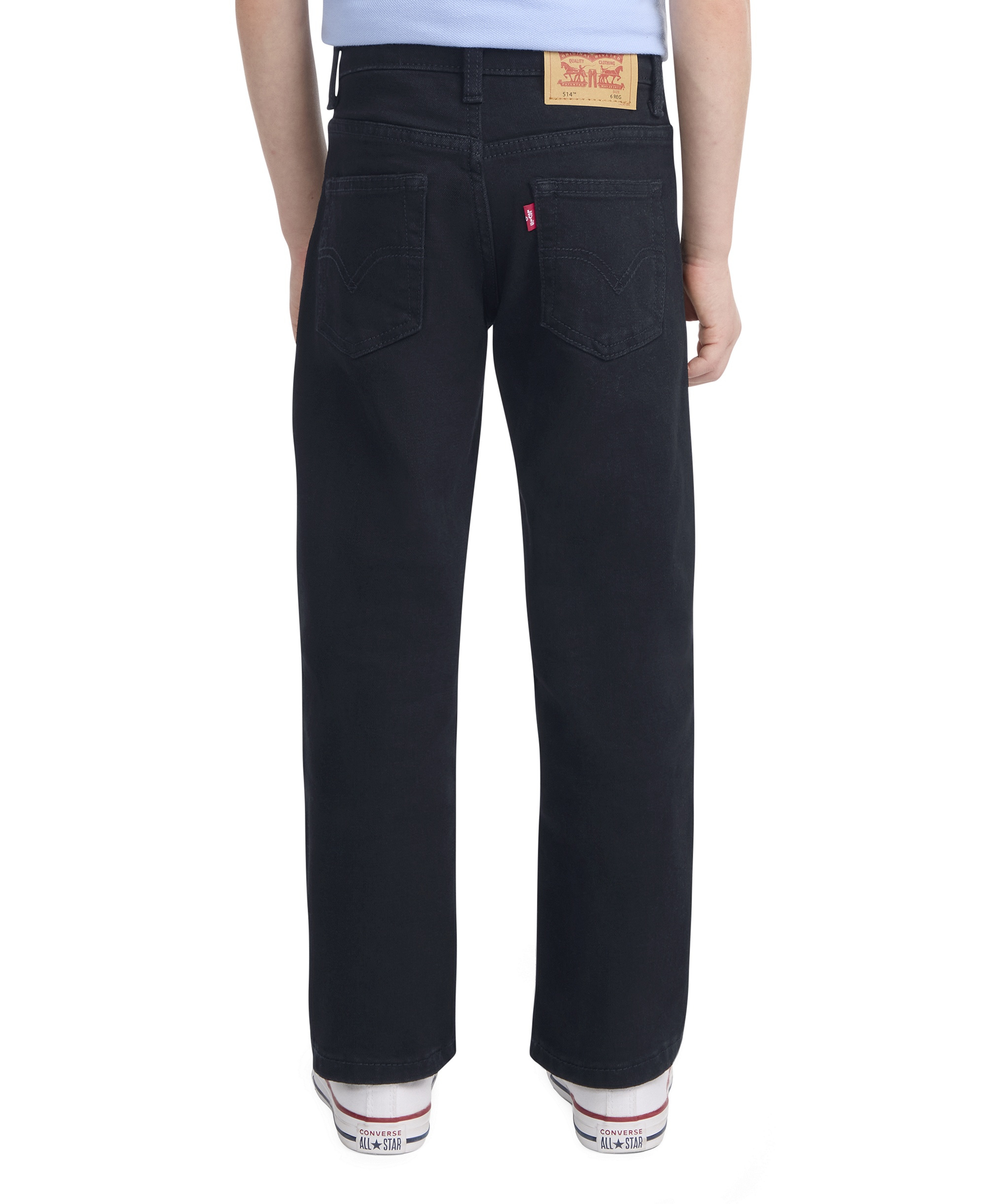 Levi's Boys' 4-7 514 Straight Stretch Performance Jeans - Black
