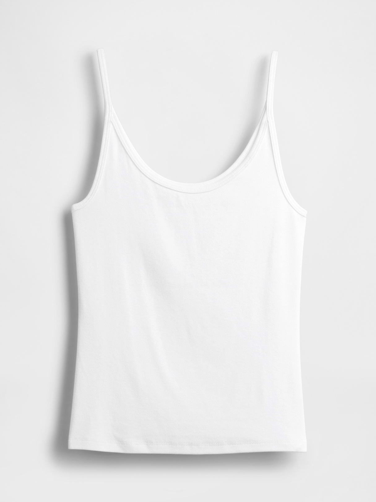 Modern Crop Cami - White