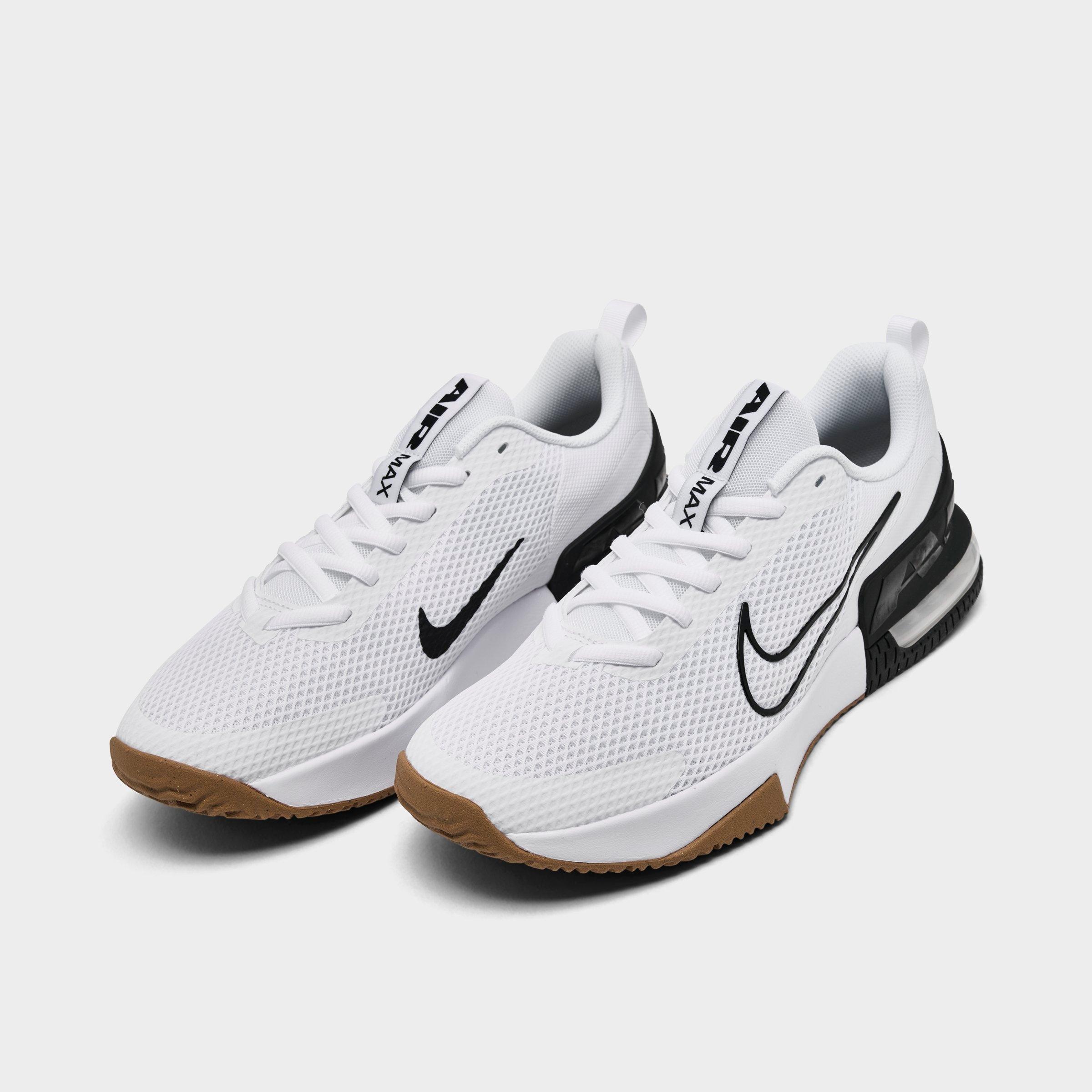 Men's Nithtke Air Max Alpha Trainer 6 Training Shoes - Part 3 - White/Black/Gum Medium Brown/White - Both shoes facing left