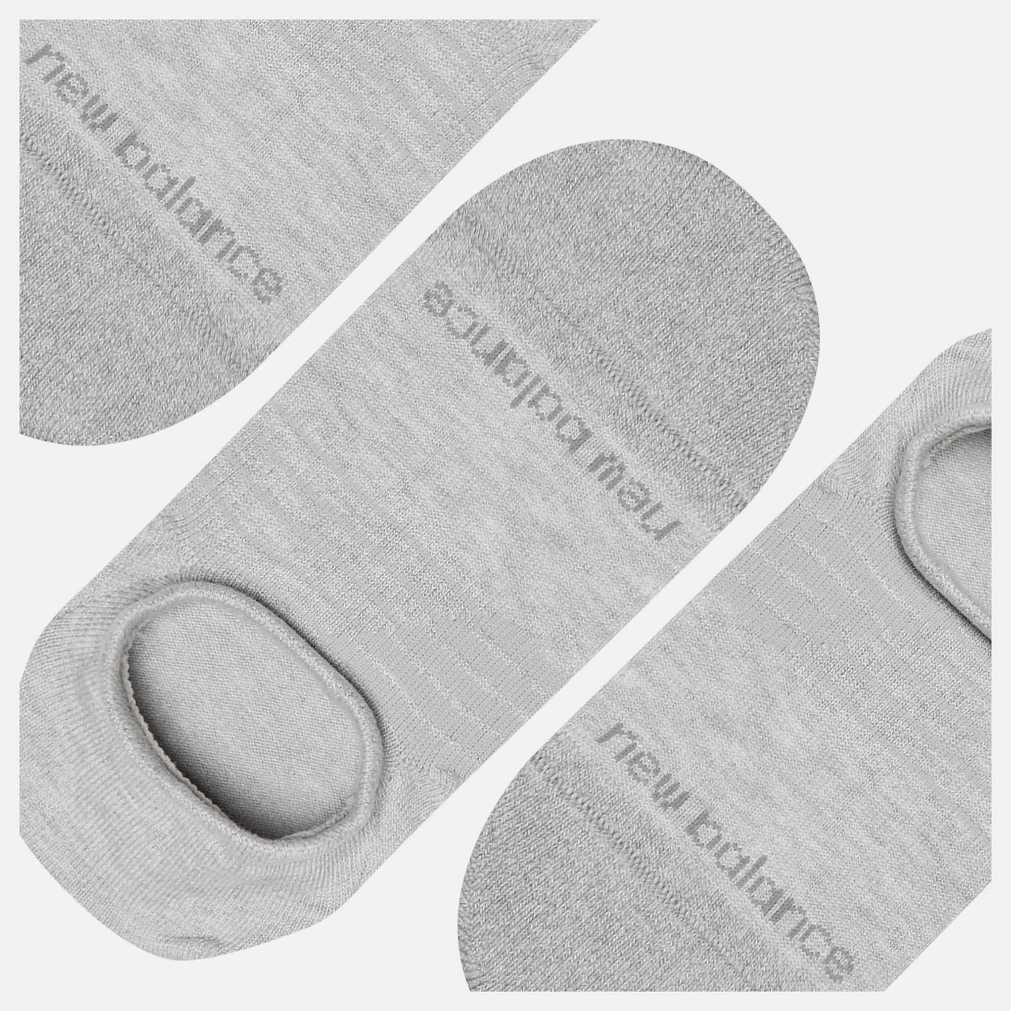 New Balance Active Invisible No Show Socks 3 Pack, LAS35209AGT