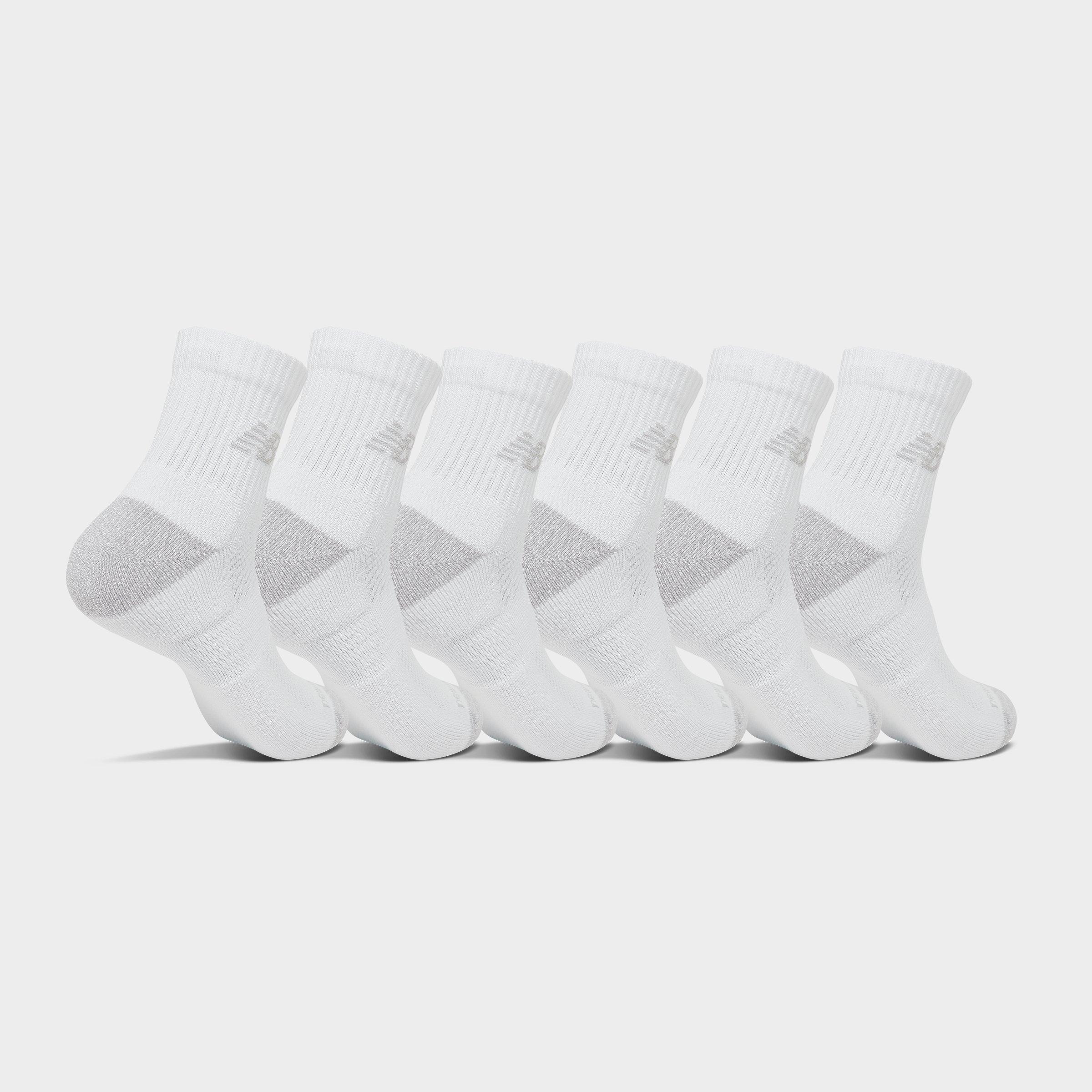 New Balance Active Quarter Socks (6-Pack) - Core White - view 2