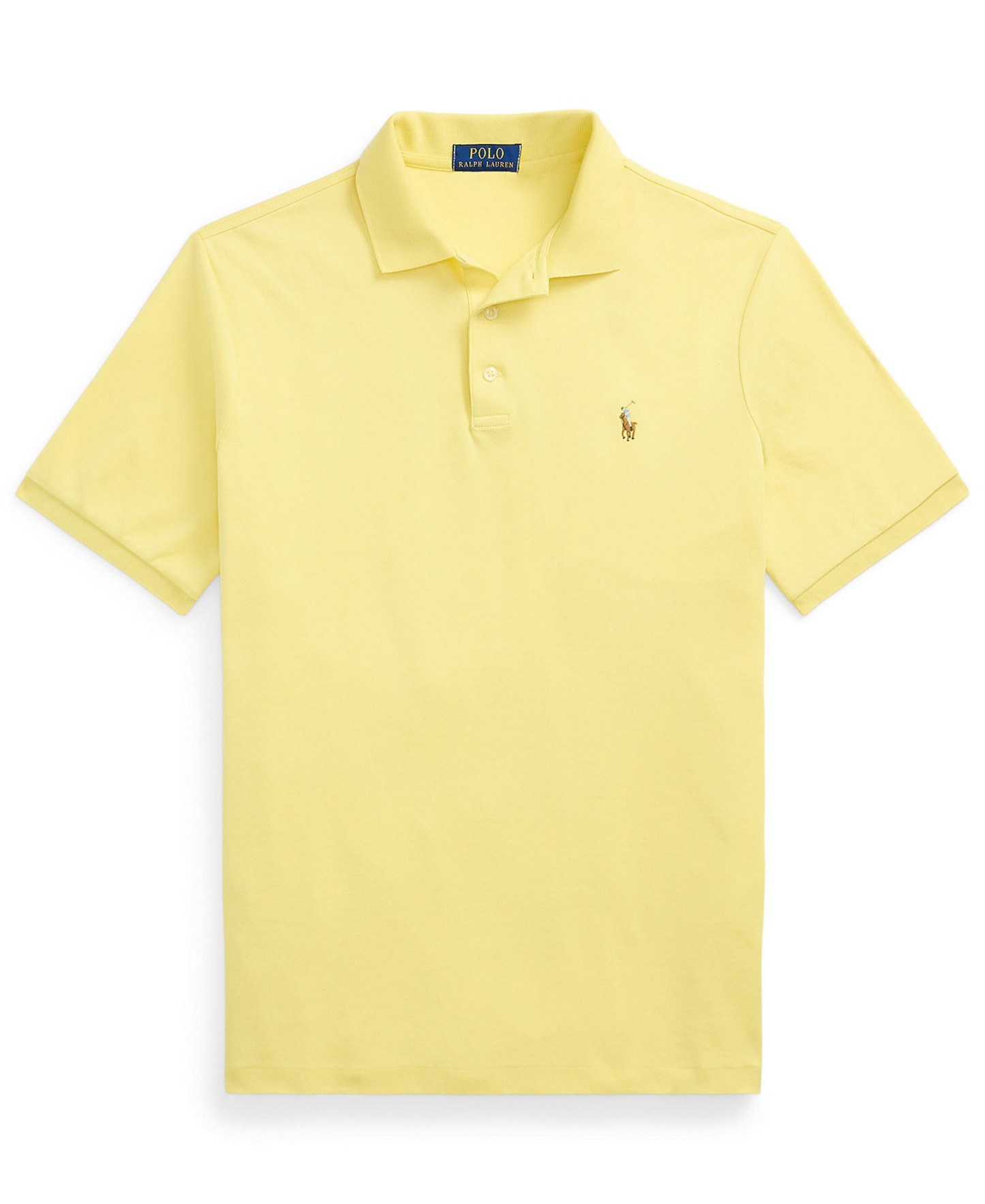 Polo Ralph Lauren Men's Classic Fit Soft Cotton Polo Shirt - Wicket Yellow