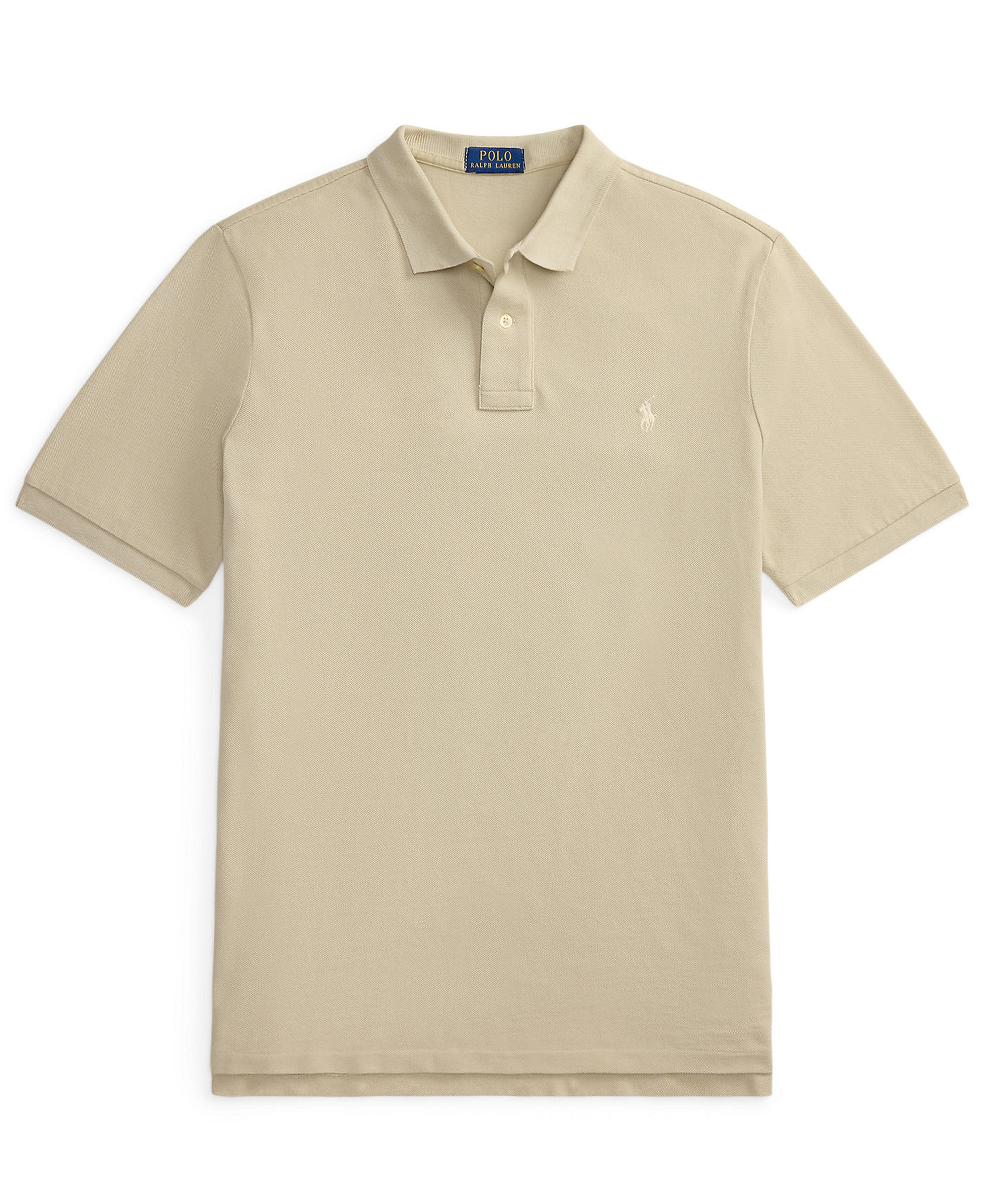 Polo Ralph Lauren Men's Classic-Fit Mesh Polo Shirt - Classic Stone/C8125